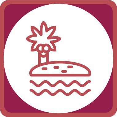 bir ağacın vektör simgesi