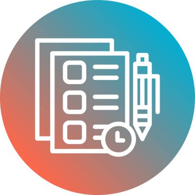 Belge simgesinin vektör illüstrasyonu