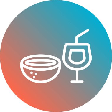 Gıda simgesinin vektör illüstrasyonu