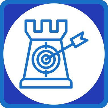 Hedef. Web simgesi basit tasarım