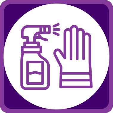 Sprey ikonunun vektör illüstrasyonu