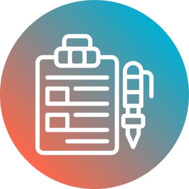 kalem simgesinin vektör illüstrasyonu