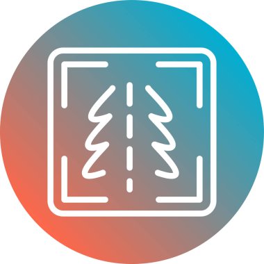 Modern simgenin vektör illüstrasyonu