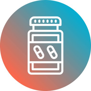 Uyuşturucu ikonu vektör illüstrasyonu