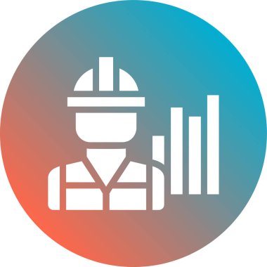 Bir bina simgesinin vektör illüstrasyonu