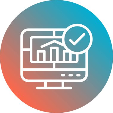 Seo simgesinin vektör illüstrasyonu