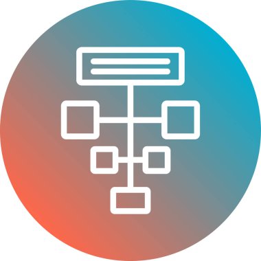 veri analizi. Web simgesi vektör illüstrasyonu