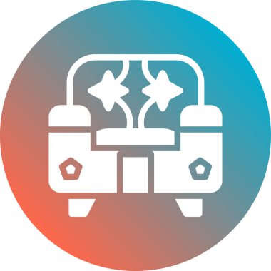 Bir simgenin vektör illüstrasyonu