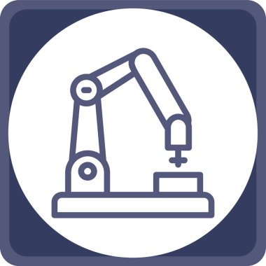 Vinç simgesinin vektör illüstrasyonu