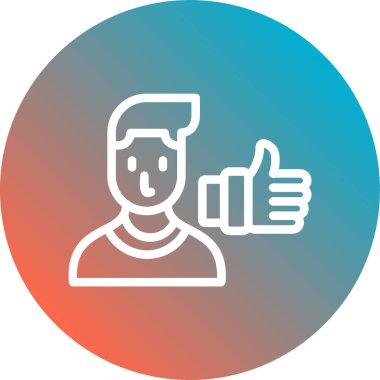 Müşteri hizmetleri temsilciliği. düz tasarım biçimi