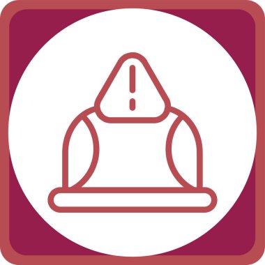 Modern simgenin vektör illüstrasyonu