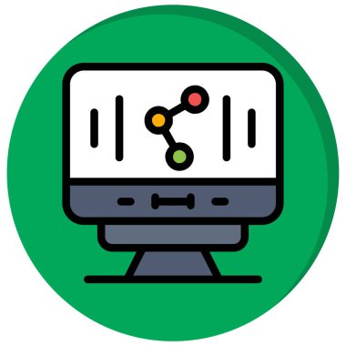 Veri merkezi. Web simgesi