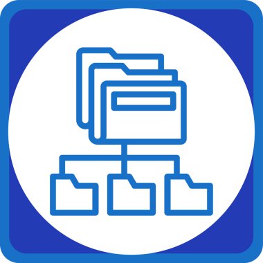 Dosya. Web simgesi basit illüstrasyon