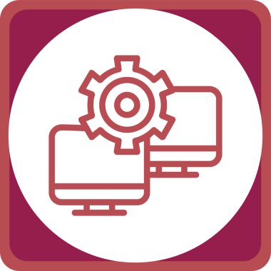 Bilgisayar ayarları. Basit simge