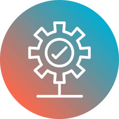 Düz biçim simgesi ayarlayan vektör