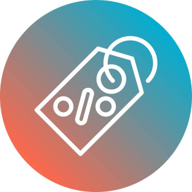 Alışveriş poşeti simgesinin vektör illüstrasyonu