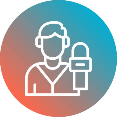 İnsan simgesinin vektör illüstrasyonu