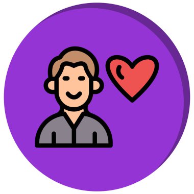 Kollarında kalbi olan bir adam.