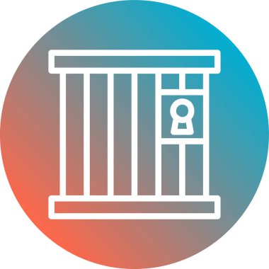 Kilit. Web simgesi basit tasarım