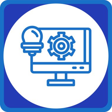 seo modern simgesinin vektör illüstrasyonu