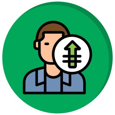 Para için. Web simgesi basit illüstrasyon