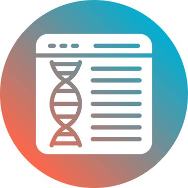 Bilim simgesi vektör illüstrasyonu