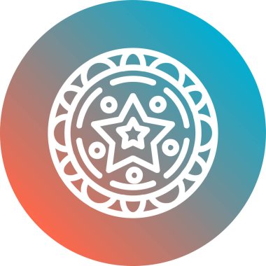 Ay simgesinin vektör illüstrasyonu