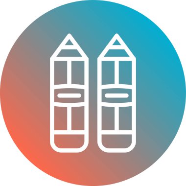 Kalem vektörü simgesi modern basit illüstrasyon, Ses 10 tasarım.