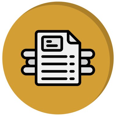 Kitap. Web simgesi basit illüstrasyon