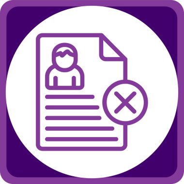 Belge. Web simgesi basit tasarım