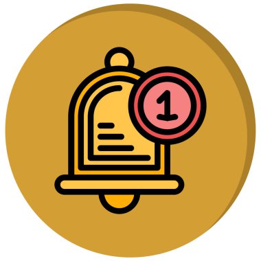 Bir posta simgesinin vektör illüstrasyonu