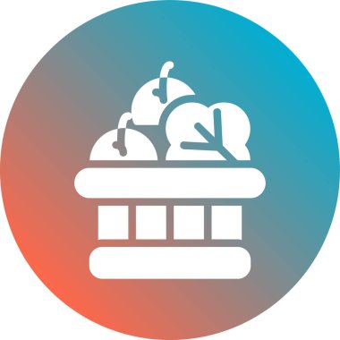 Pastanın vektör illüstrasyonu