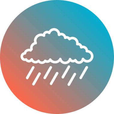 Hava simgesi soyut arkaplanda izole edildi