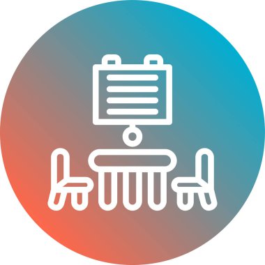 Seyahat ve tatil simgesinin vektör çizimi.