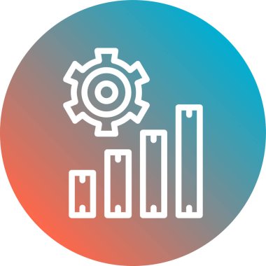 seo modern simgesinin vektör illüstrasyonu