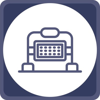 Takvim vektör simgesi modern basit vektör illüstrasyonu