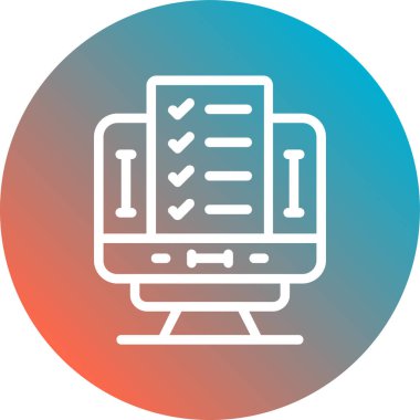 seo modern simgesinin vektör illüstrasyonu