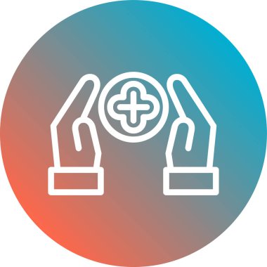 Bir çapraz simgenin vektör illüstrasyonu