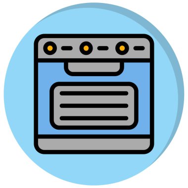 tarayıcı web simgesi, basit vektör illüstrasyonu