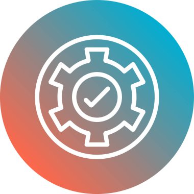 Vektör ayarı Simge illüstrasyonu