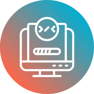 dizüstü bilgisayar simgesi, vektör illüstrasyonu