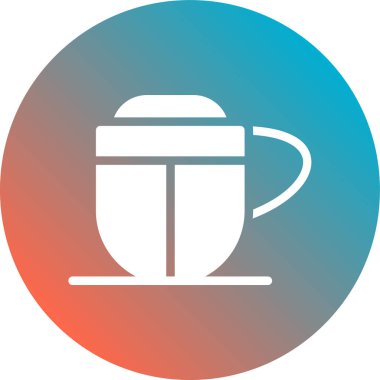 kahve ikonu vektör illüstrasyonu