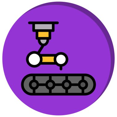 Teleferik ikonu. Web için kablo ikonu vektör simgesinin özet çizimi