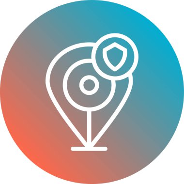 Modern simgenin vektör illüstrasyonu