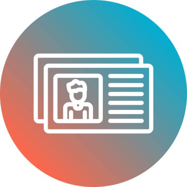 Gazete. Web simgesi basit illüstrasyon