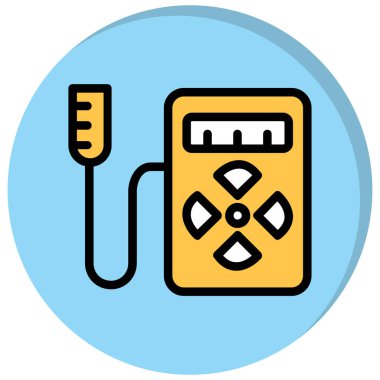 Modern elektrik eksikliğinin vektör illüstrasyonu