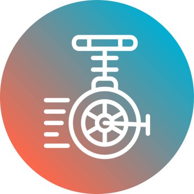 Modern oto tamir simgesinin vektör illüstrasyonu