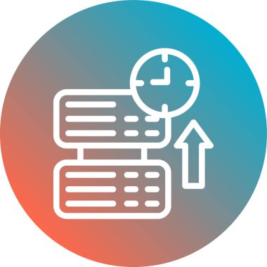 iş grafiği vektör simgesi