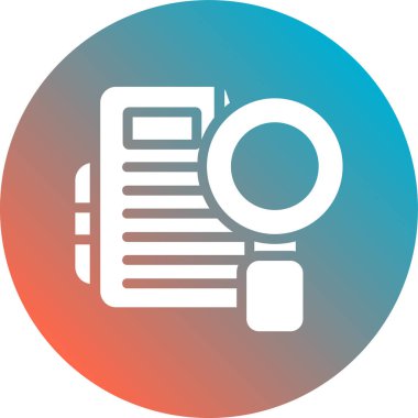 gazete simgesi vektör illüstrasyonu