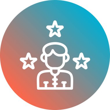 Modern simgenin vektör illüstrasyonu